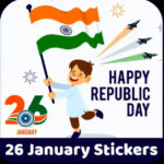Republic Day Stickers